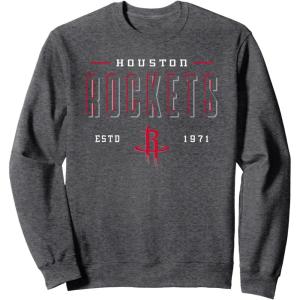 imageNBA Official Houston Rockets Negative Space SweatshirtDark Heather Grey