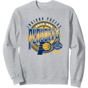 imageNBA Official Indiana Pacers 2025 Playoffs Game Day SweatshirtHeather Grey