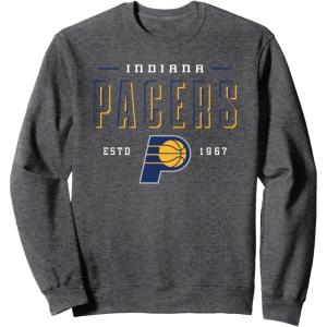 imageNBA Official Indiana Pacers Negative Space SweatshirtDark Heather Grey