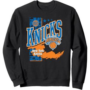 imageNBA Official New York Knicks Barred Player SweatshirtBlack