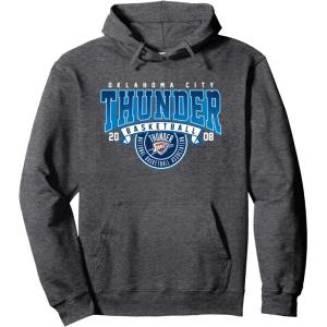 imageNBA Oklahoma City Thunder Coming At Ya Pullover HoodieDark Heather Grey