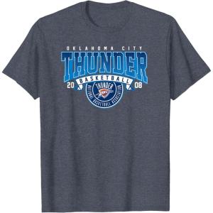 imageNBA Oklahoma City Thunder Coming At Ya TShirtHeather Blue