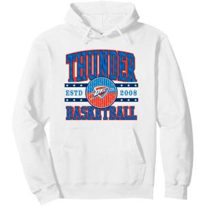 imageNBA Oklahoma City Thunder Courtside Pullover HoodieWhite
