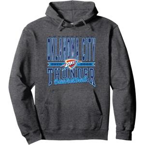 imageNBA Oklahoma City Thunder Nonstop Action Pullover HoodieDark Heather Grey