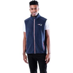 imageUltra Game Mens Polar Fleece Vest with Reflective Zipper Tape