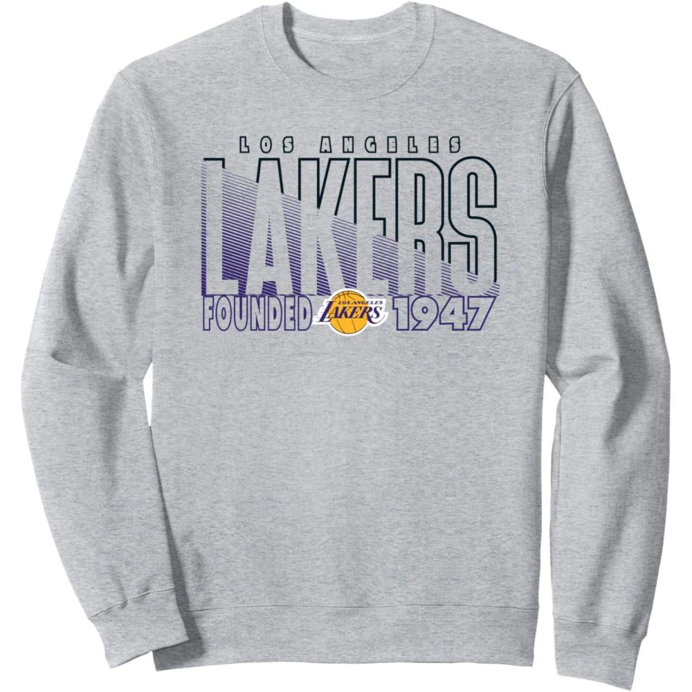 imageNBA Official Los Angeles Lakers Razors Edge SweatshirtHeather Grey