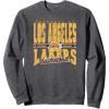 imageNBA Los Angeles Lakers Nonstop Action SweatshirtDark Heather Grey