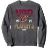 imageNBA Official Cleveland Cavaliers 2025 Playoffs SweatshirtDark Heather Grey