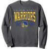 imageNBA Official Golden State Warriors Battle Tested SweatshirtDark Heather Grey