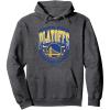 imageNBA Official Golden State Warriors Exclusive Playoffs 2025 Pullover HoodieDark Heather Grey