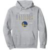 imageNBA Official Golden State Warriors Half Moon Pullover HoodieHeather Grey