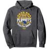 imageNBA Official Golden State Warriors Playoffs 2025 Game Time Pullover HoodieDark Heather Grey