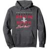 imageNBA Official Houston Rockets Hook Pullover HoodieDark Heather Grey
