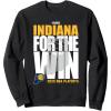imageNBA Official Indiana Pacers For the Win 2025 Playoffs SweatshirtBlack