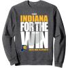 imageNBA Official Indiana Pacers For the Win 2025 Playoffs SweatshirtDark Heather Grey