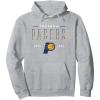 imageNBA Official Indiana Pacers Half Moon Pullover HoodieHeather Grey