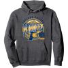 imageNBA Official Indiana Pacers Playoffs 2025 Game Day Pullover HoodieDark Heather Grey