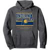 imageNBA Official Indiana Pacers Up Top Hark Pullover HoodieDark Heather Grey
