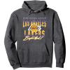 imageNBA Official Los Angeles Lakers Hook Pullover HoodieDark Heather Grey