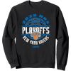 imageNBA Official New York Knicks 2025 Playoffs Game Time SweatshirtBlack