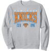 imageNBA Official New York Knicks Battle Tested SweatshirtHeather Grey