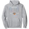 imageNBA Official New York Knicks Half Moon Pullover HoodieHeather Grey