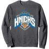 imageNBA Official New York Knicks Hang Time SweatshirtDark Heather Grey