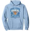 imageNBA Official New York Knicks Playoffs 2025 Showtime Pullover HoodieDusty Blue