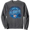 imageNBA Official Oklahoma City Thunder 2025 Playoffs Game Day SweatshirtDark Heather Grey