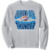 imageNBA Official Oklahoma City Thunder Blowin Up SweatshirtHeather Grey