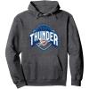imageNBA Official Oklahoma City Thunder Hint Pullover HoodieDark Heather Grey