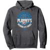 imageNBA Official Oklahoma City Thunder Playoffs 2025 Game Time Pullover HoodieDark Heather Grey