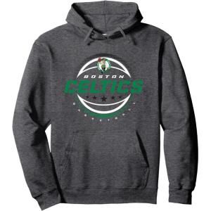 imageNBA Boston Celtics The Rock Pullover HoodieDark Heather Grey
