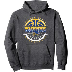 imageNBA Golden State Warriors Pick and Roll Pullover HoodieDark Heather Grey