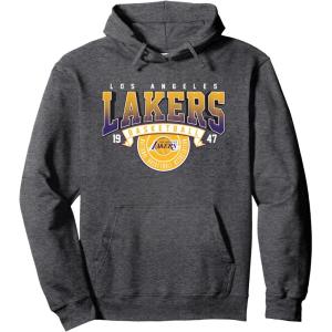 imageNBA Los Angeles Lakers Coming At Ya Pullover HoodieDark Heather Grey