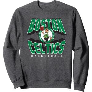 imageNBA Official Boston Celtics Blowin Up SweatshirtDark Heather Grey