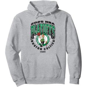 imageNBA Official Boston Celtics Exclusive Playoffs 2025 Pullover HoodieHeather Grey