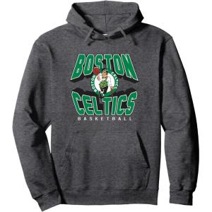 imageNBA Official Boston Celtics Hot Pullover HoodieDark Heather Grey