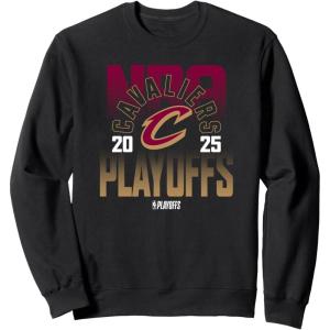 imageNBA Official Cleveland Cavaliers 2025 Playoffs SweatshirtBlack