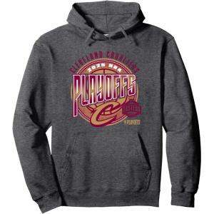 imageNBA Official Cleveland Cavaliers Playoffs 2025 Game Day Pullover HoodieDark Heather Grey