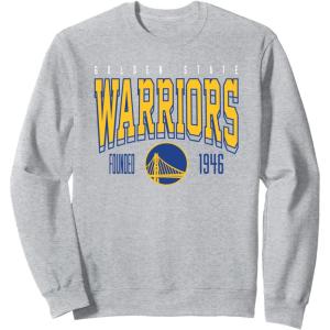 imageNBA Official Golden State Warriors Battle Tested SweatshirtHeather Grey