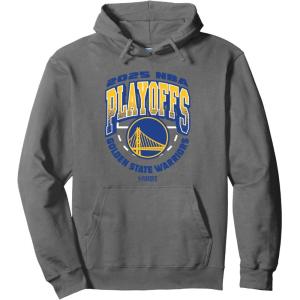 imageNBA Official Golden State Warriors Exclusive Playoffs 2025 Pullover HoodieAsphalt Grey