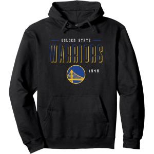 imageNBA Official Golden State Warriors Half Moon Pullover HoodieBlack