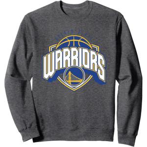 imageNBA Official Golden State Warriors Hang Time SweatshirtDark Heather Grey