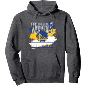imageNBA Official Golden State Warriors Henna Pullover HoodieDark Heather Grey