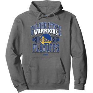 imageNBA Official Golden State Warriors Playoffs 2025 Showtime Pullover HoodieAsphalt Grey