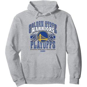 imageNBA Official Golden State Warriors Playoffs 2025 Showtime Pullover HoodieHeather Grey
