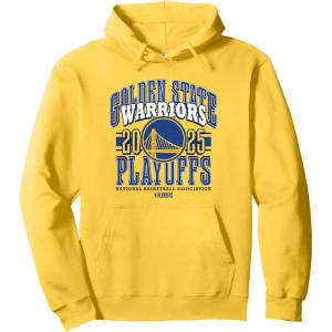 imageNBA Official Golden State Warriors Playoffs 2025 Showtime Pullover HoodieLemon Yellow