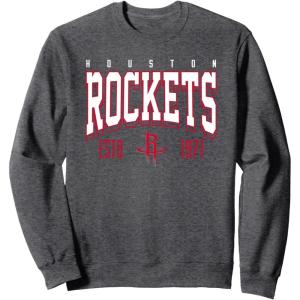 imageNBA Official Houston Rockets Battle Tested SweatshirtDark Heather Grey