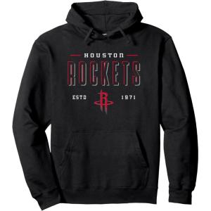 imageNBA Official Houston Rockets Half Moon Pullover HoodieBlack